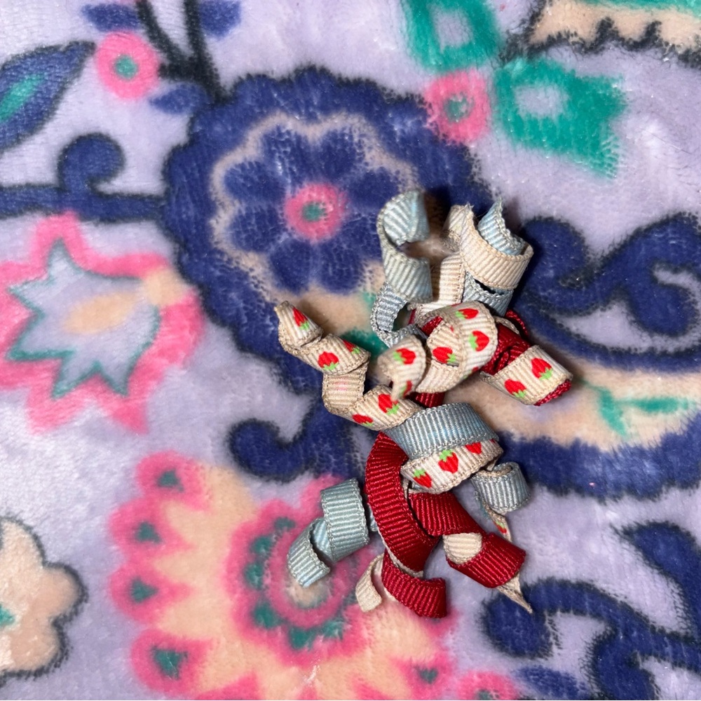 Colorful Ribbon Hair Clips for Kids